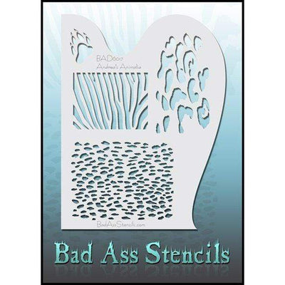 Bad Ass Stencil Animalia Bad Ass Stencils en Deinparadies.ch