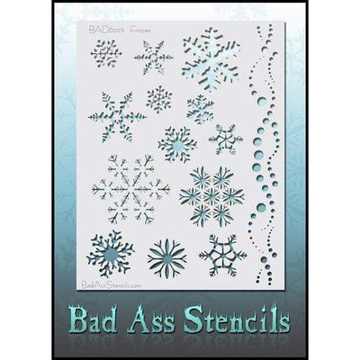 Plantilla Bad Ass congelada Bad Ass Stencils en Deinparadies.ch