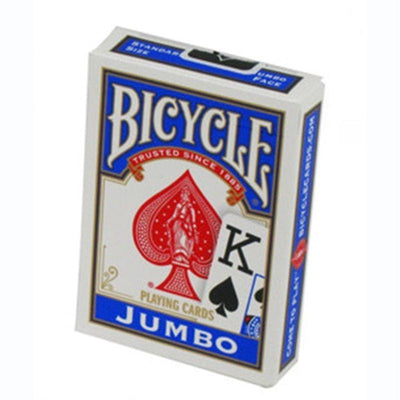 Bicycle Deck Jumbo Index Playing Cards - Blau - Bicycle