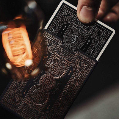 Bitcoin Playing Cards Black Edition Difatta Magic bei Deinparadies.ch