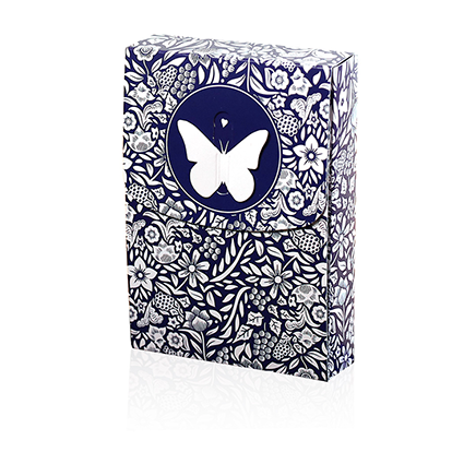 Butterfly Playing Cards (Marked) Blaues Spiel v3 Murphy's Magic bei Deinparadies.ch