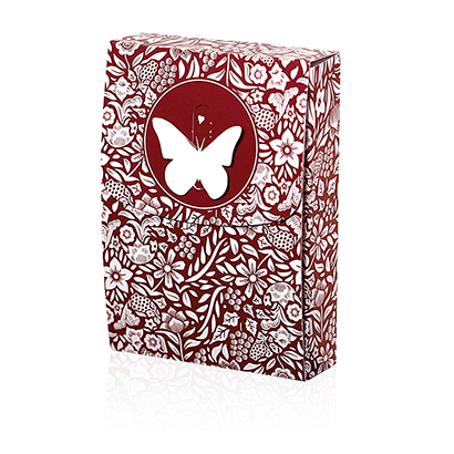 Butterfly Playing Cards (Marked) Rotes Spiel v3 Murphy's Magic bei Deinparadies.ch
