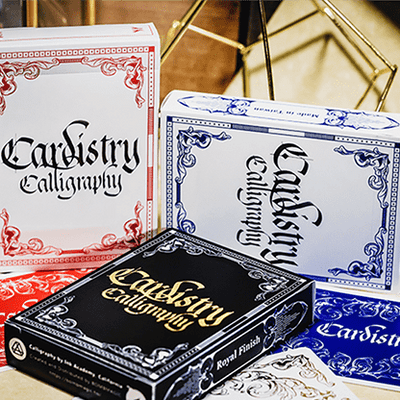 Cardistry Calligraphy Playing Cards | Blau Deinparadies.ch bei Deinparadies.ch