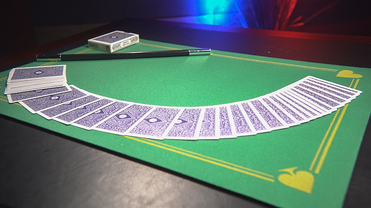 Close-Up Matte mit Kartensymbolen | 40x58cm - Grün - Murphy's Magic