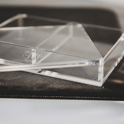 Crystal Playing Card Display 2 Deck Case | TCC TCC Presents bei Deinparadies.ch