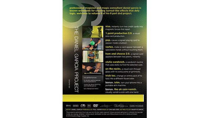 Paul Harris Presents Daniel Garcia Project Vol #6 by Daniel Garcia - Murphys