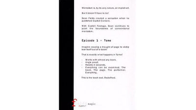 Explicit Footage: Tome by Sean Fields Sean Fields bei Deinparadies.ch