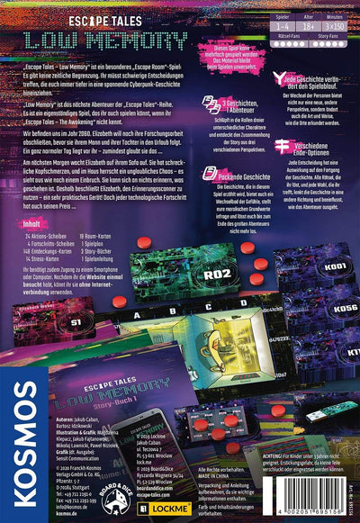 Escape Tales - Low Memory Kosmos bei Deinparadies.ch