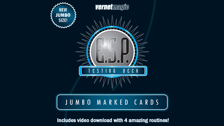 E.S.P. Jumbo Testing Cards by Vernet Magic Vernet Magic bei Deinparadies.ch