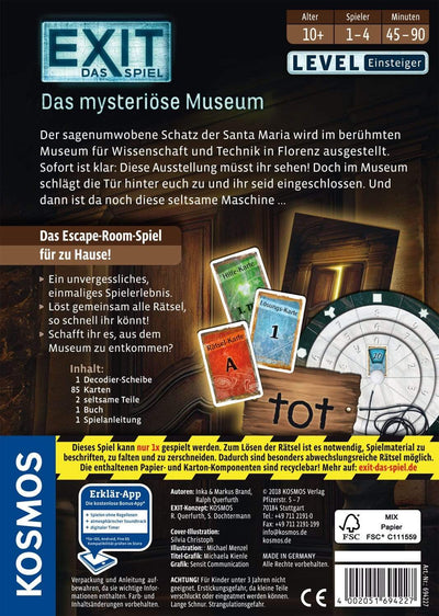 EXIT: Das mysteriöse Museum Kosmos bei Deinparadies.ch