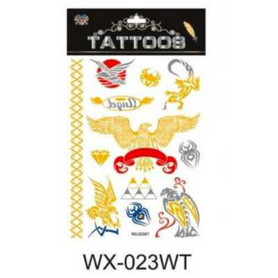 Goldene Klebetattoos pro Stk. Widman bei Deinparadies.ch