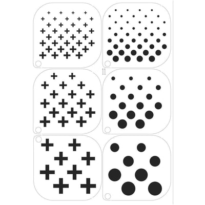 Grimas Schablone 11 Dots Grimas bei Deinparadies.ch