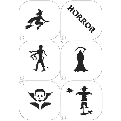 Grimas Schablone 5 Horror Grimas bei Deinparadies.ch