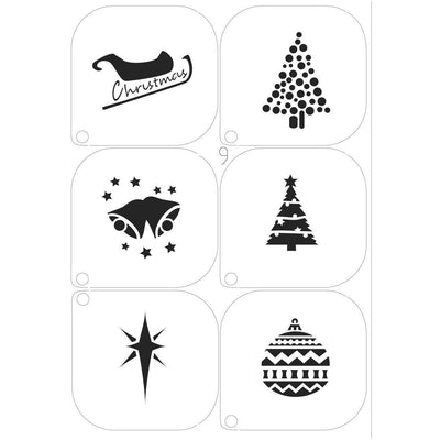 Grimas Schablone 9 Christmas Grimas bei Deinparadies.ch