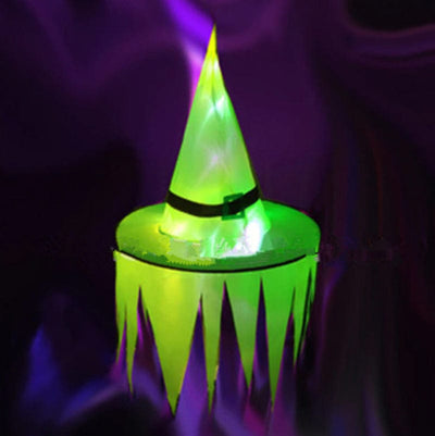 Leuchtender Hexenhut mit LEDs Party Owl Supplies bei Deinparadies.ch