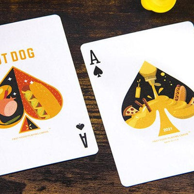 Hot Dog Playing Cards Set Riffle Shuffle bei Deinparadies.ch