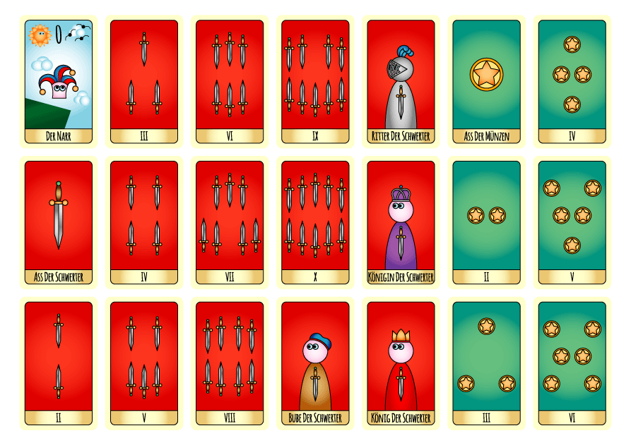 Im Auge des Tarot (78 Karten) Waspika bei Deinparadies.ch