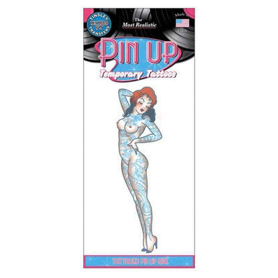 Pinup Girl Tätowiert Tattoo | Klebetattoos Tinsley Transfers bei Deinparadies.ch