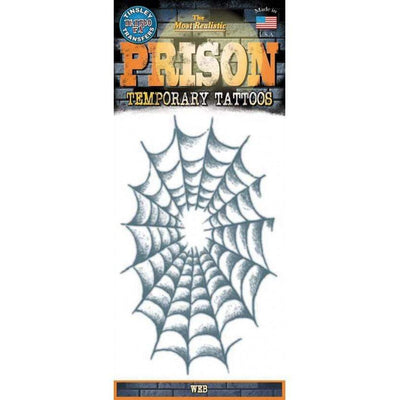 Spinnennetz Tattoo | Klebetattoos Tinsley Transfers bei Deinparadies.ch