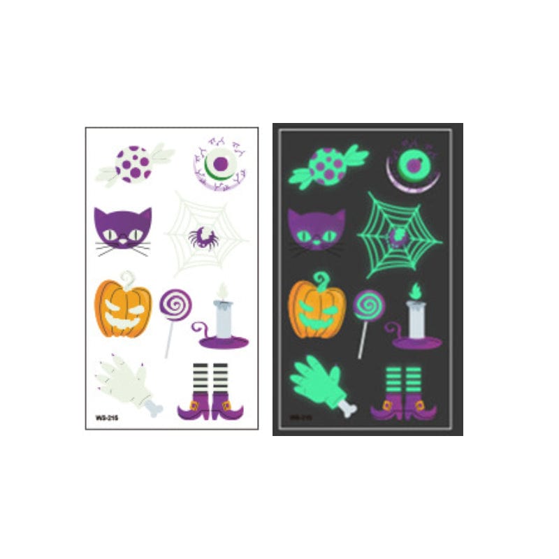 Leuchtende Tattoos für Halloween Halloween 4 Deinparadies.ch bei Deinparadies.ch