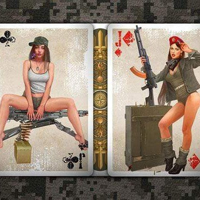Military Pin Up Playing Cards USPCC bei Deinparadies.ch