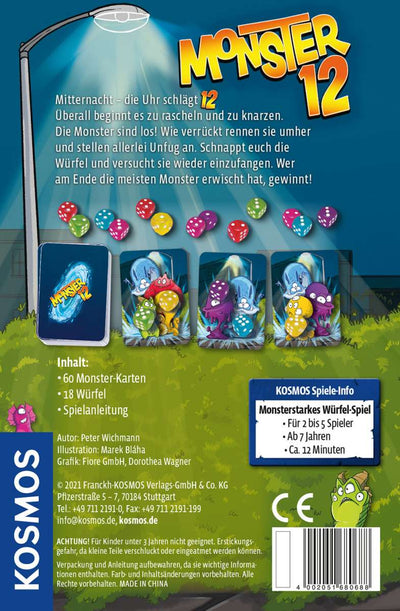 Juego de cartas Monster 12 Kosmos en Deinparadies.ch
