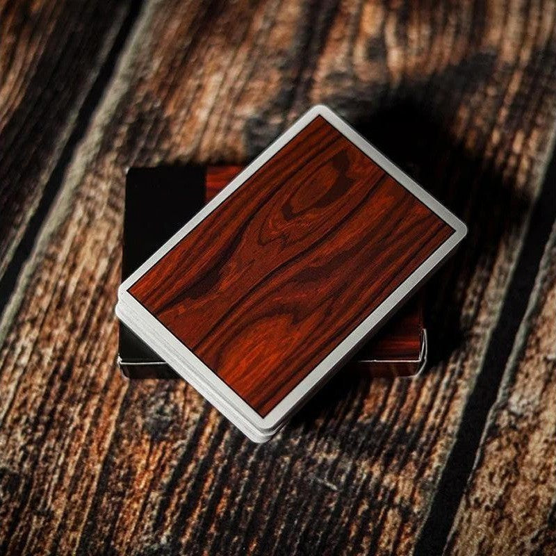 MYNOC 3 Wood Playing Cards House of Playing Cards bei Deinparadies.ch