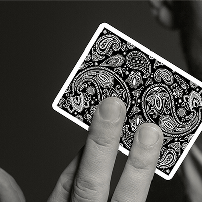 Paisley Playing Cards Workers Deck Black Deinparadies.ch bei Deinparadies.ch