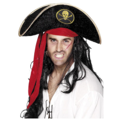 Piratenhut Schwarz Smiffys bei Deinparadies.ch