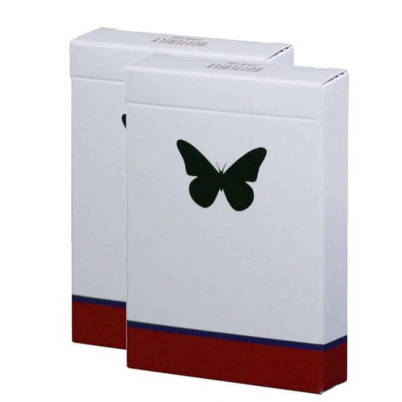 Butterfly Playing Cards (Marked) 2 rote Refills v2 (ohne Anleitung) Murphy's Magic bei Deinparadies.ch