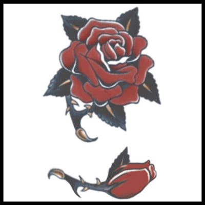 1940 Rosen Tattoos Tattoo | Klebetattoos Maskworld bei Deinparadies.ch