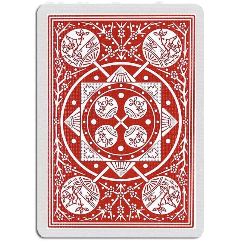 Tally-Ho Fan Back Playing Cards - Rot - Bicycle
