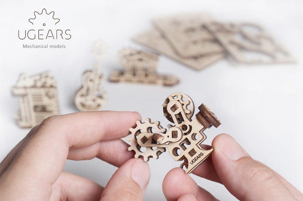 Kleine Holzmodelle Bausatz U-Gears bei Deinparadies.ch
