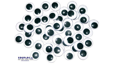 Wackelaugen beweglich schwarz/weiss ø18mm (50 Stk.) Eduplay bei Deinparadies.ch