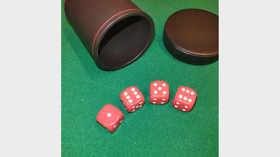 Dice Chop Cup | Lederbecher mit Würfeln Murphy's Magic bei Deinparadies.ch