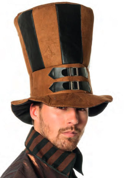 Zylinder Steampunk XL braun Wilbers Kostüme bei Deinparadies.ch