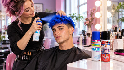 Haarsprays und Haarfarben