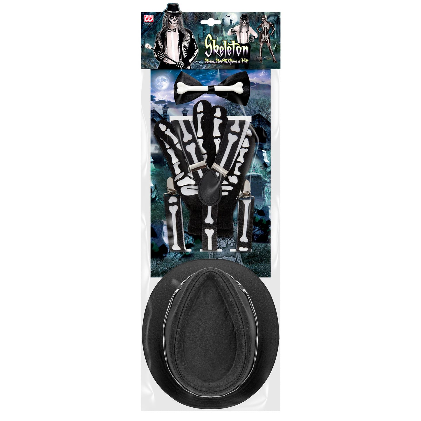 Skelett-Set für Halloween