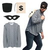 Einbrecher Set mit Shirt und Maske