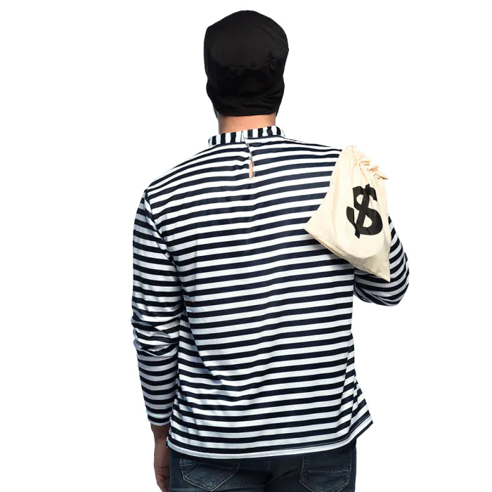 Einbrecher Set mit Shirt und Maske