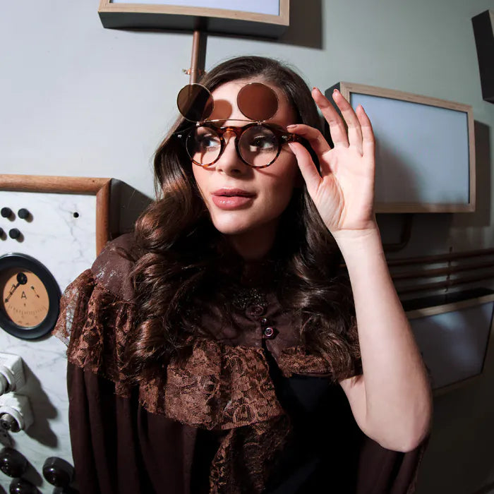 Brille Vintage Flip-Sunglasses