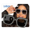Occhiali da festa ragazza di lusso bling