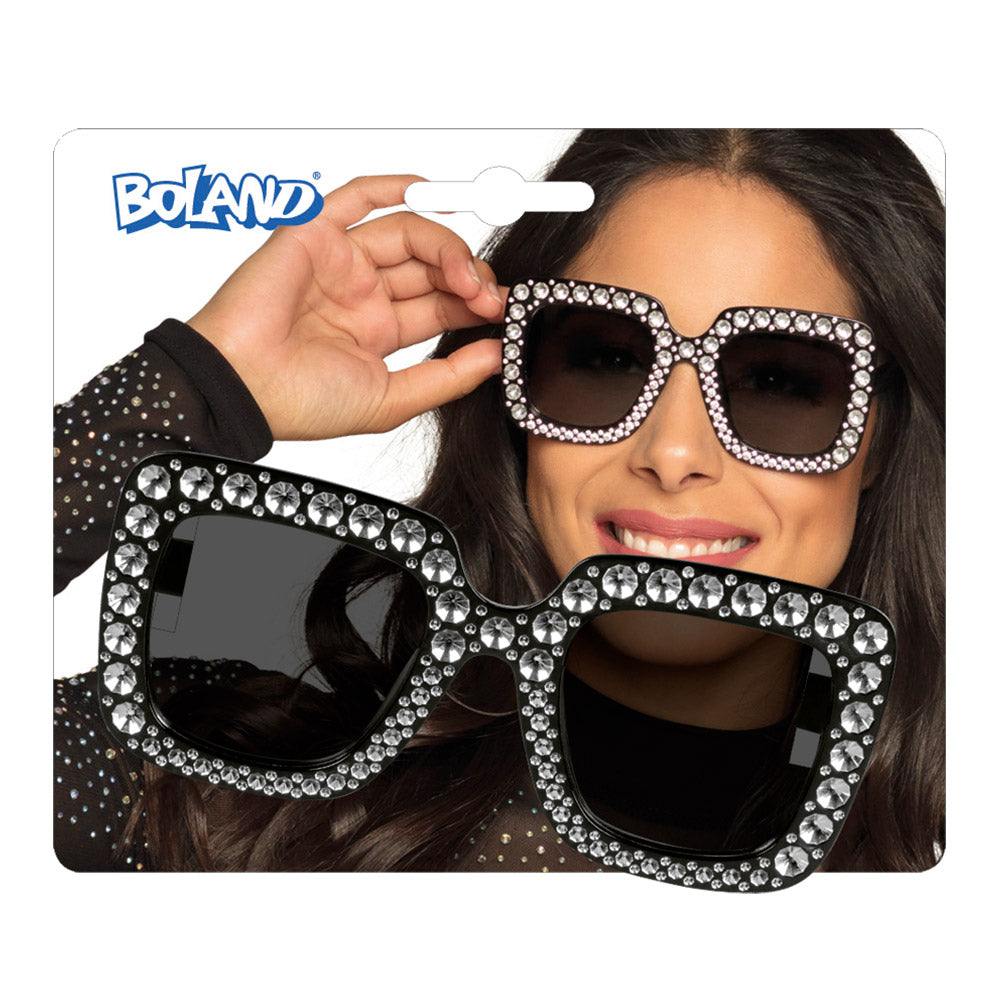 Occhiali da festa ragazza di lusso bling