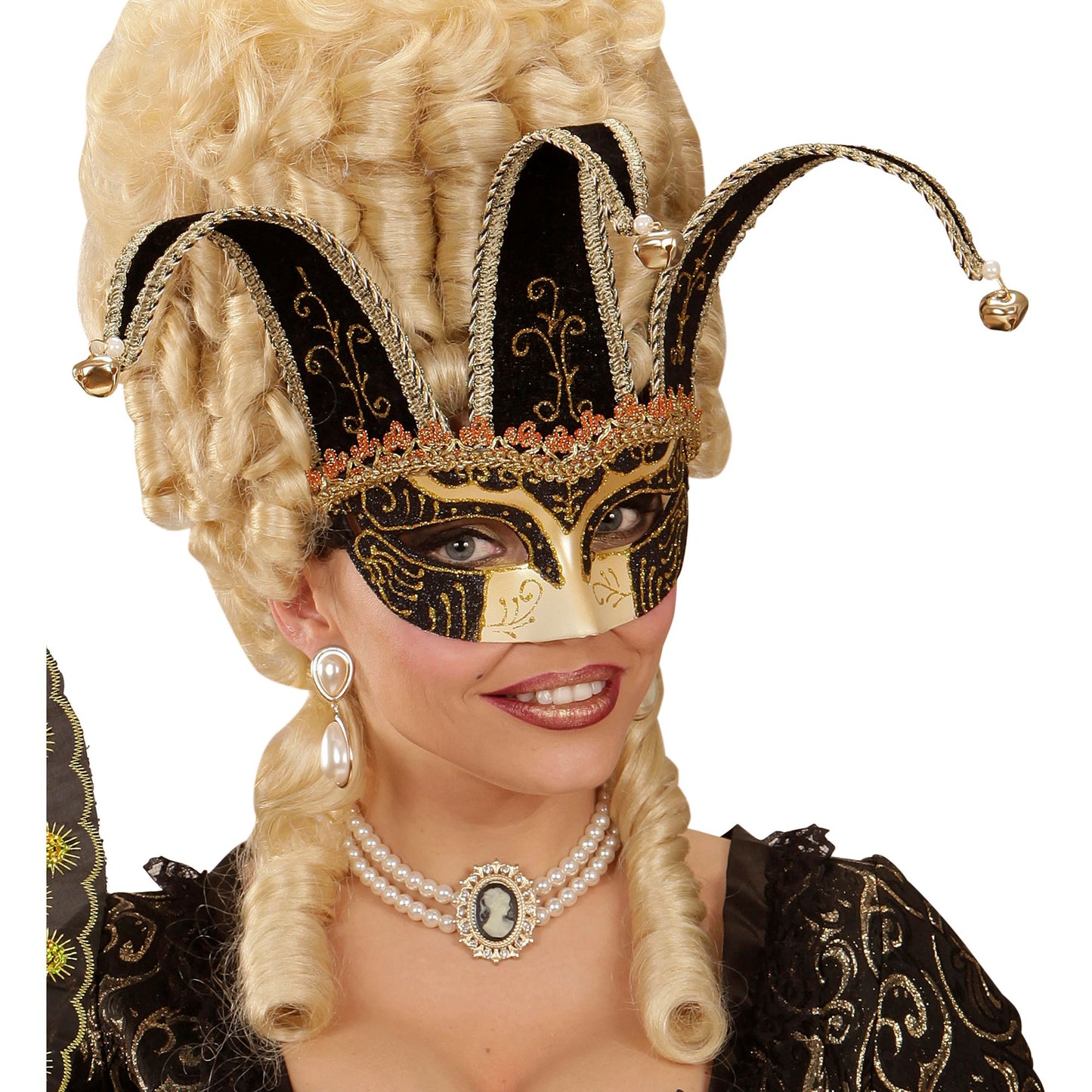 Schwarze Augenmaske Jolly