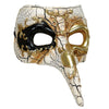 Venezianische Deluxe Maske mit langer Nase