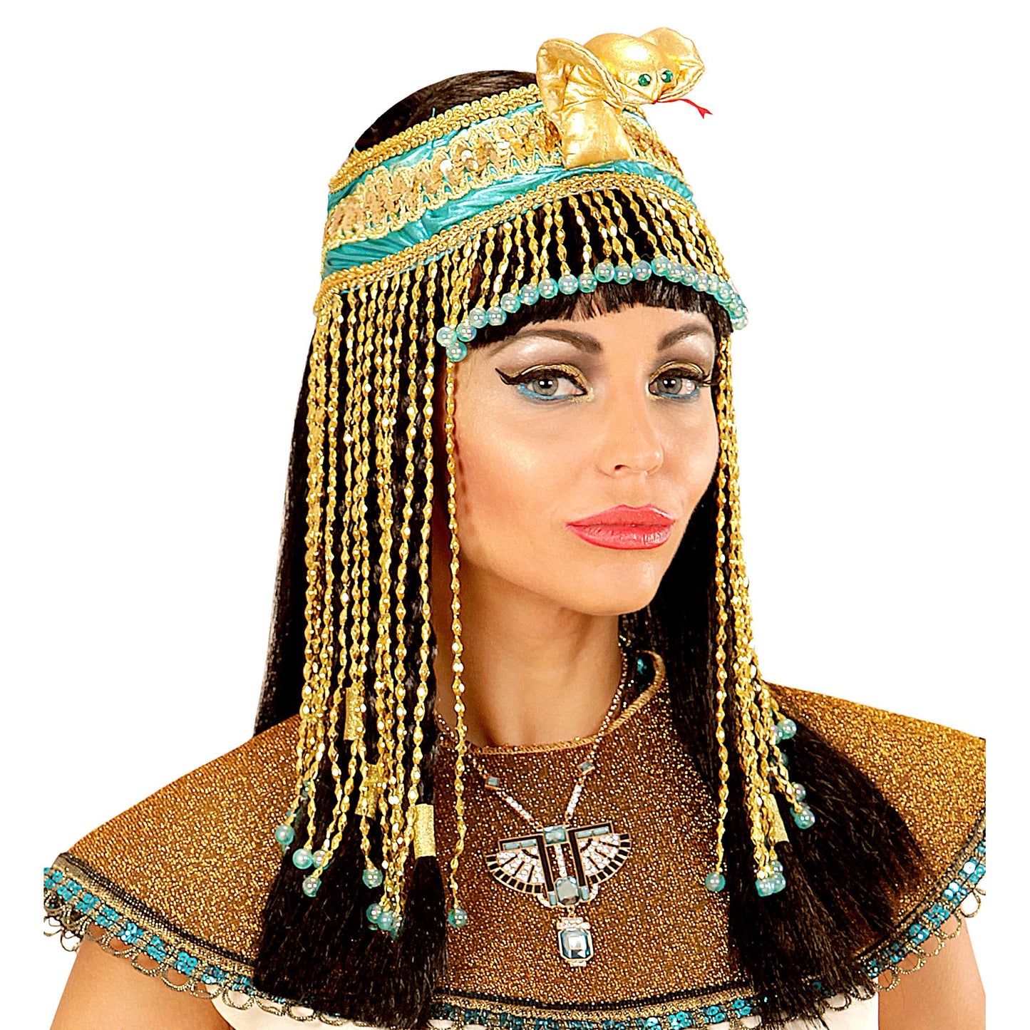 Ägypterin Kopfband mit Schlangenkopf