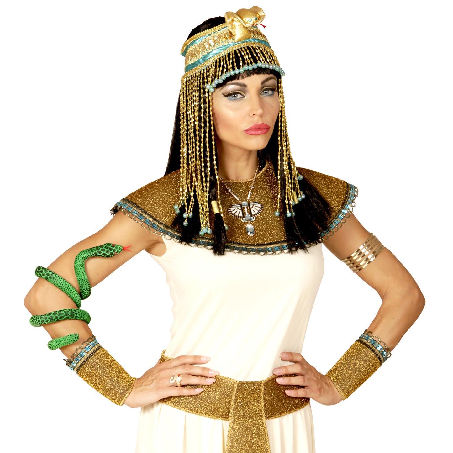 Ägypterin Kopfband mit Schlangenkopf