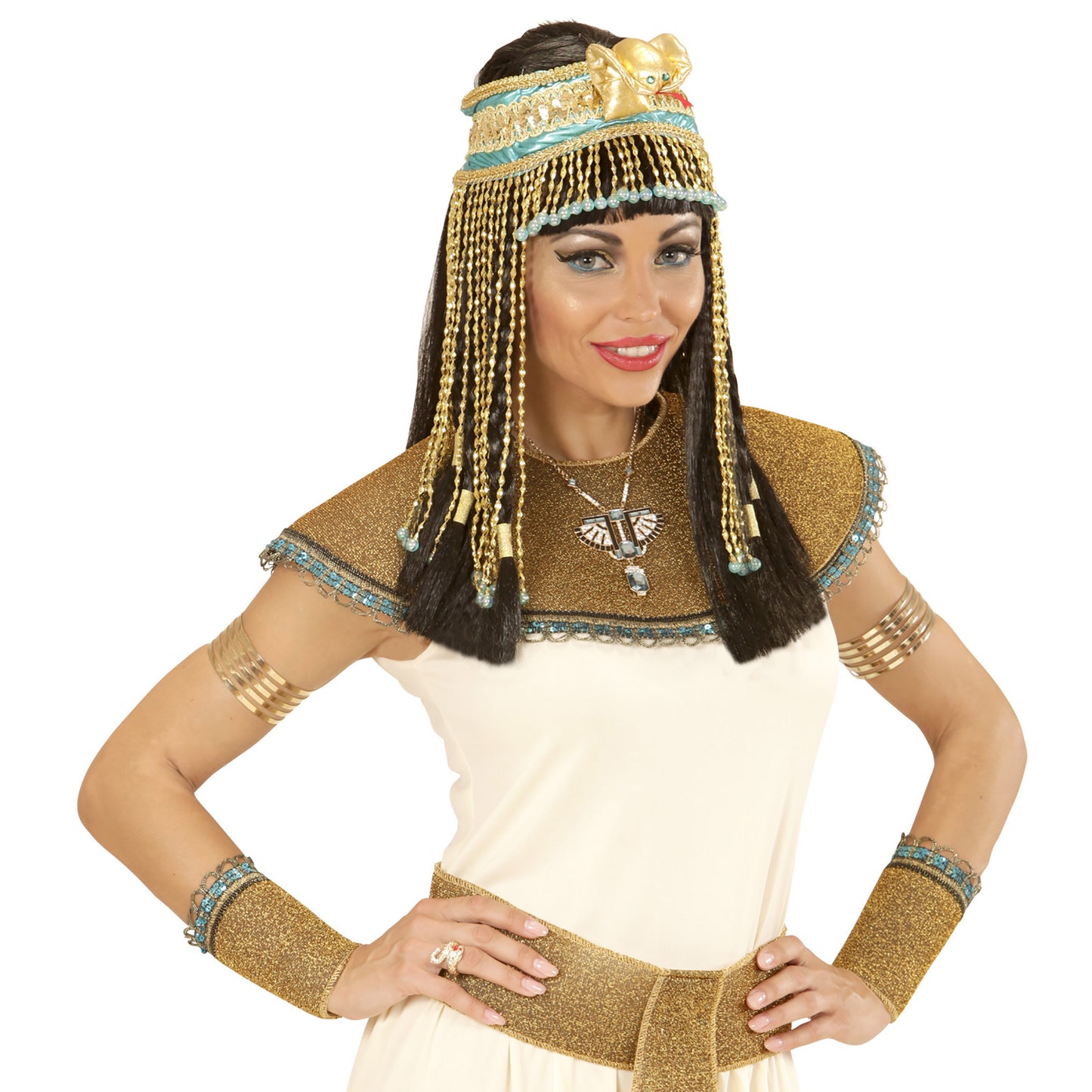 Ägypterin Kopfband mit Schlangenkopf