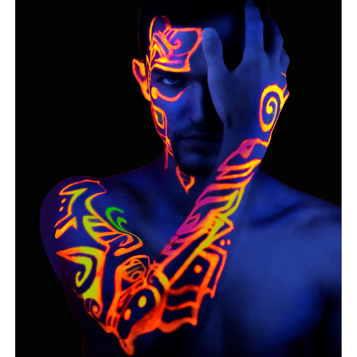 Drehbare Schminkstifte Neon im Set
