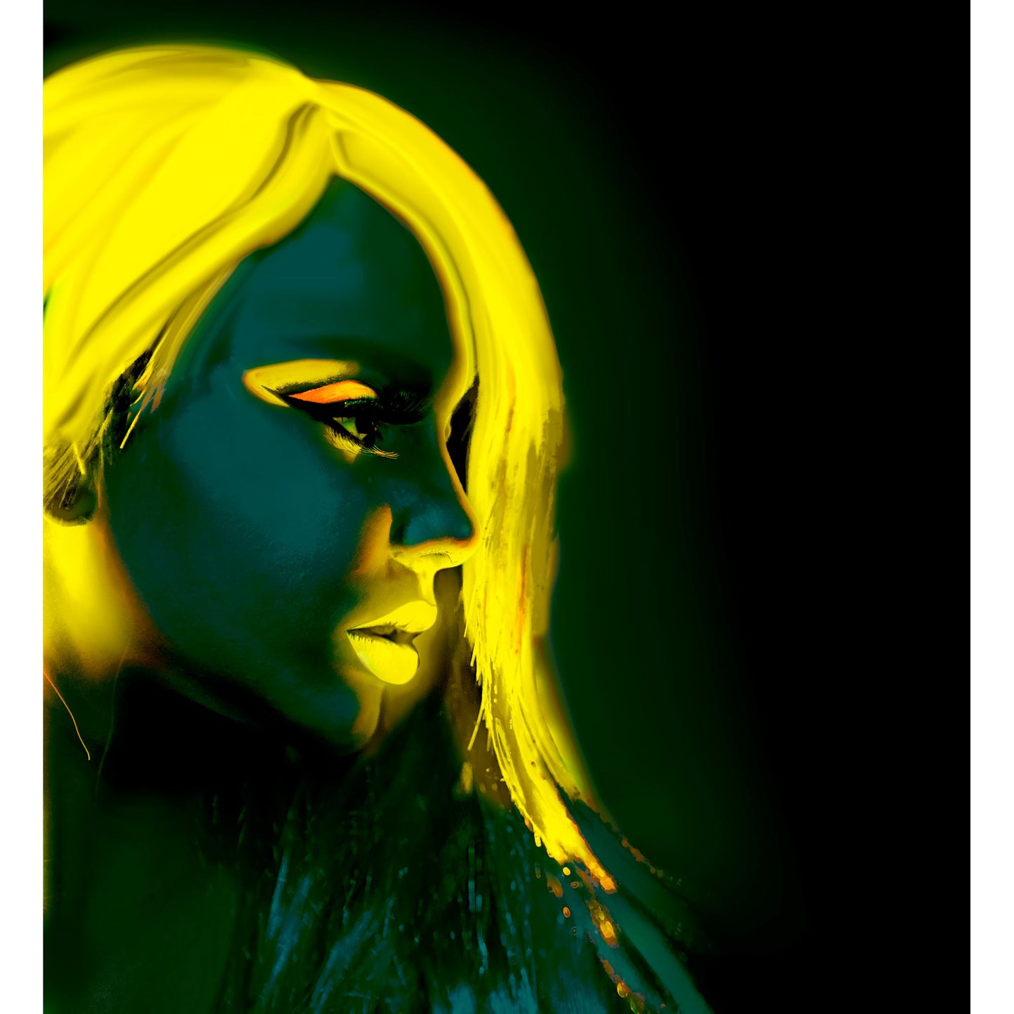 Aqua Make-up in Tube | Neon Gelb